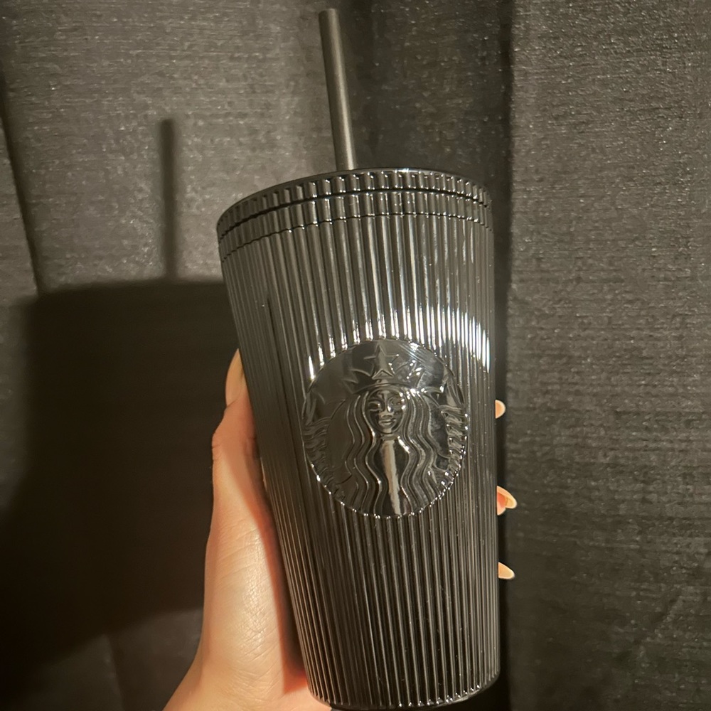 16 oz Black Starbucks Cup